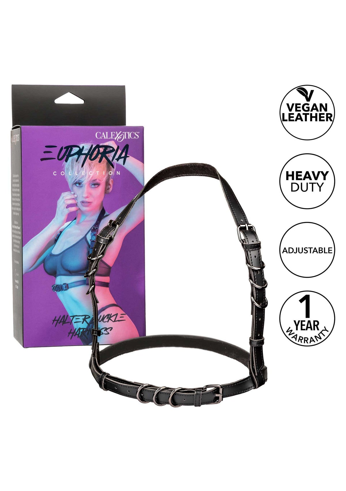 Halter Buckle Harness BLACK - 4