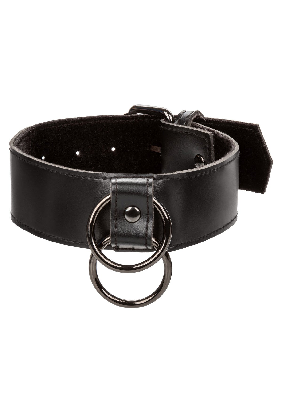 Collar With Chain Leash BLACK - 5