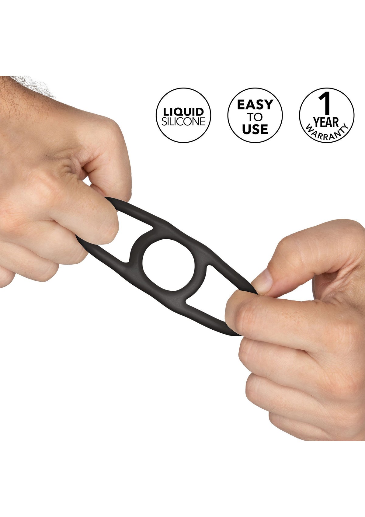 Silicone Commander Ring BLACK - 2