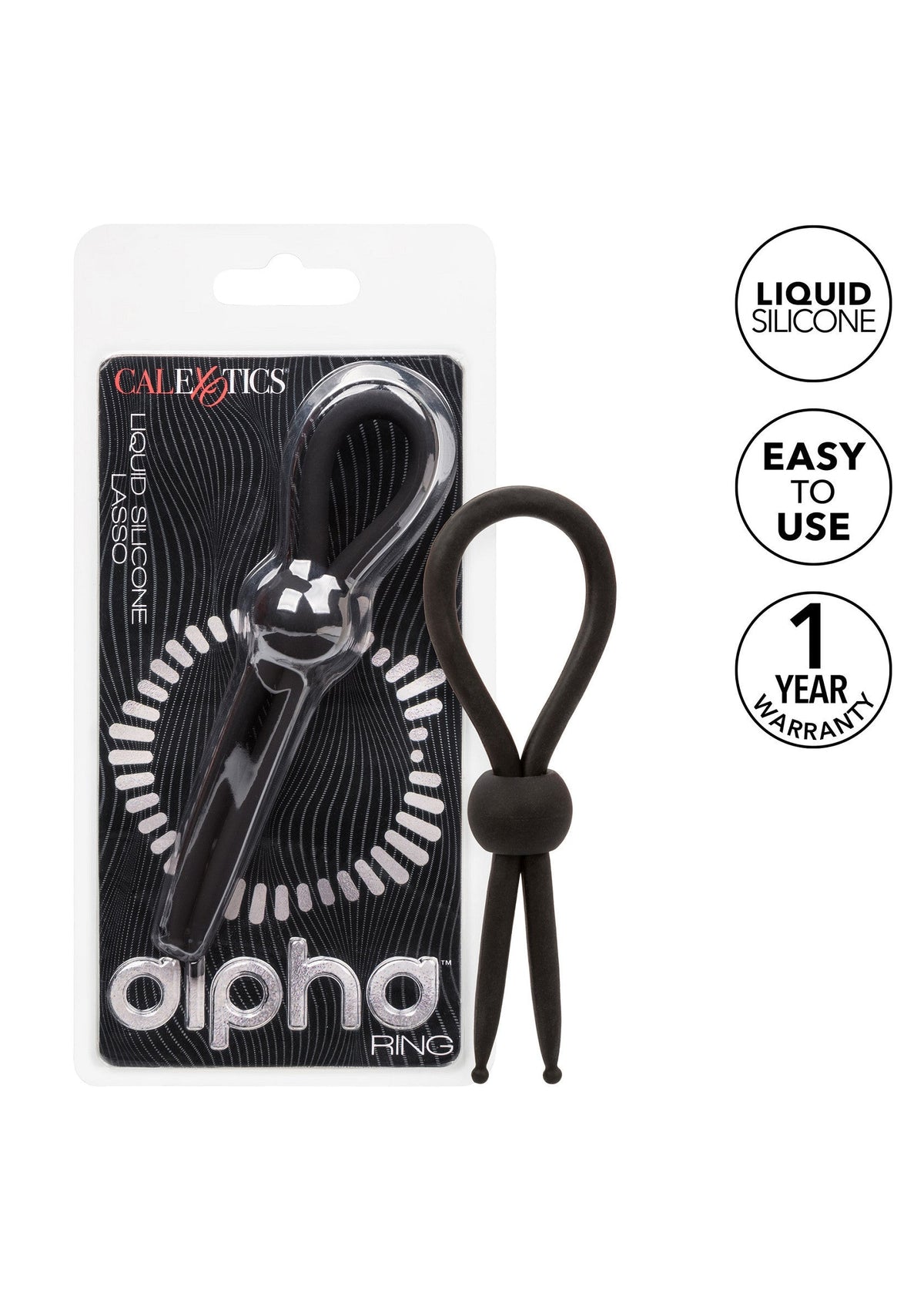 Silicone Lasso BLACK - 1