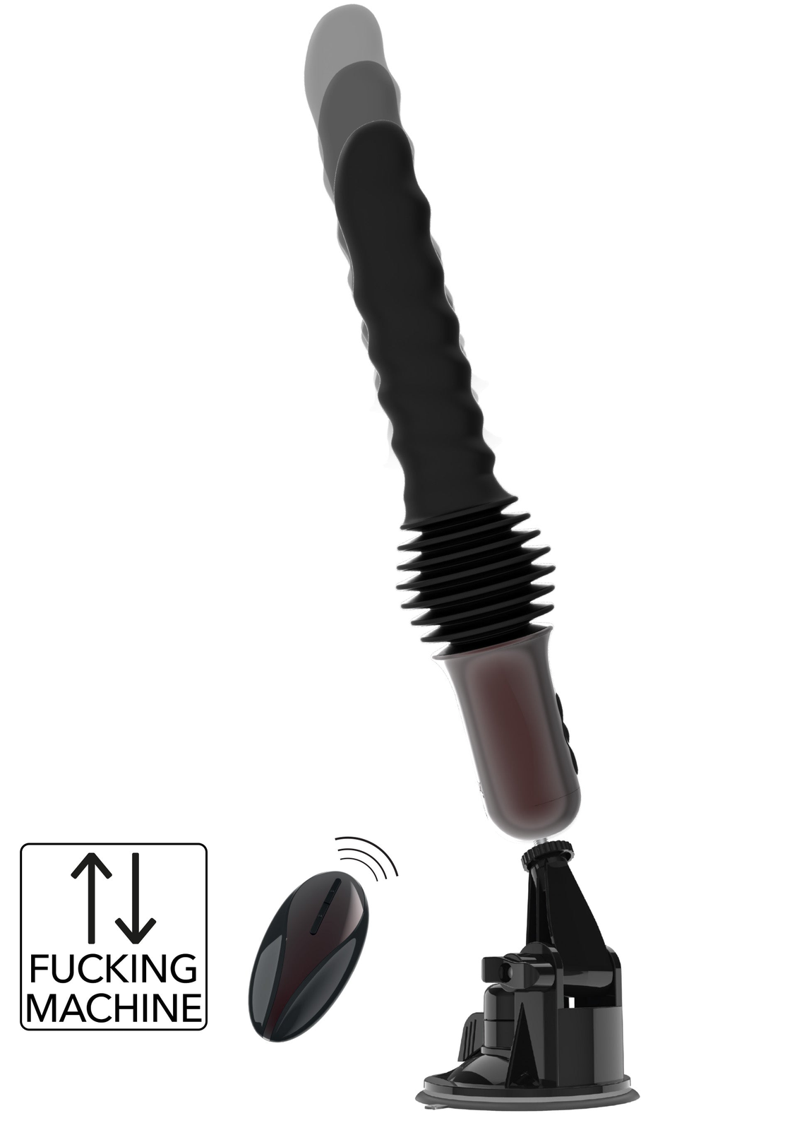 Anal Power Thrusting Vibrator BLACK - 3