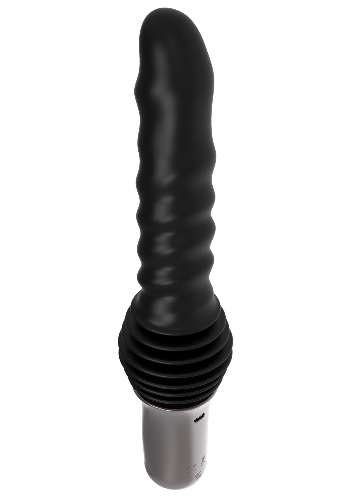 Anal Power Thrusting Vibrator BLACK - 0