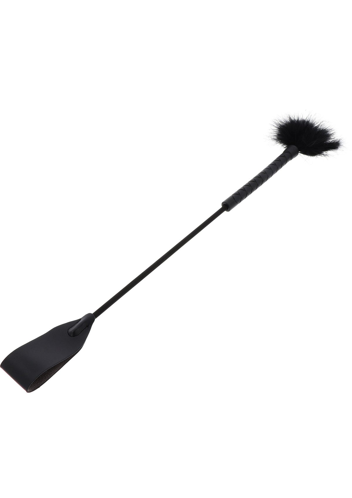 Crop Whip Feather Tickler BLACK - 0