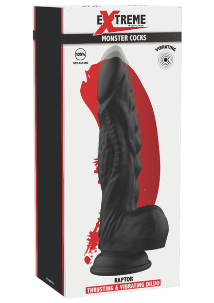 Raptor Monster Dildo BLACK - 1