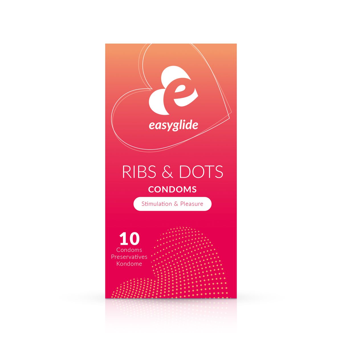 EasyGlide - Ribs and Dots Condooms - 10 stuks - 0