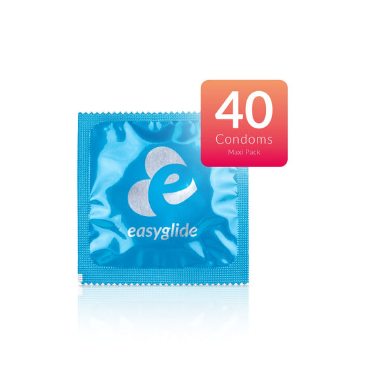 EasyGlide - Ribs and Dots Kondome - 40 Stück