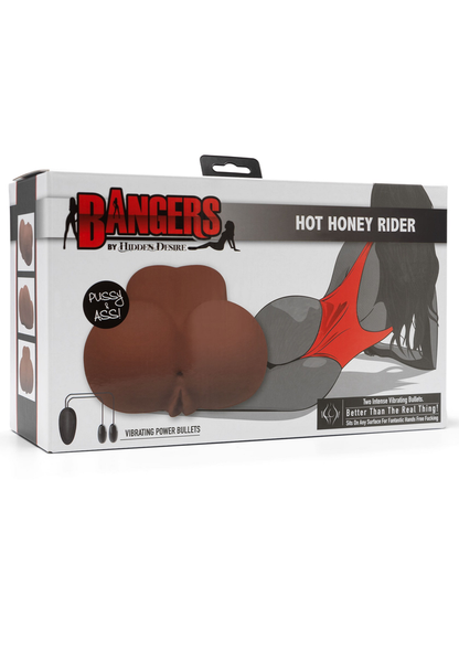 Hidden Desire Bangers Hot Honey Rider Vibrating BROWN - 0