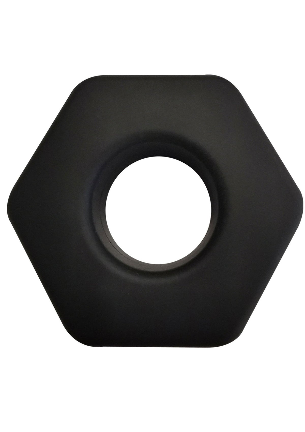 Soft Silicone Hunk C-Ring BLACK - 0