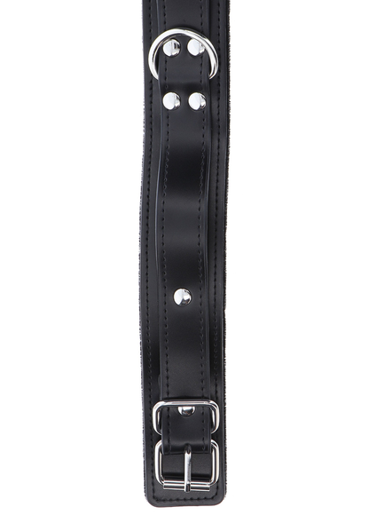 Taboom Bondage Essentials Heavy D-Ring Collar BLACK - 0