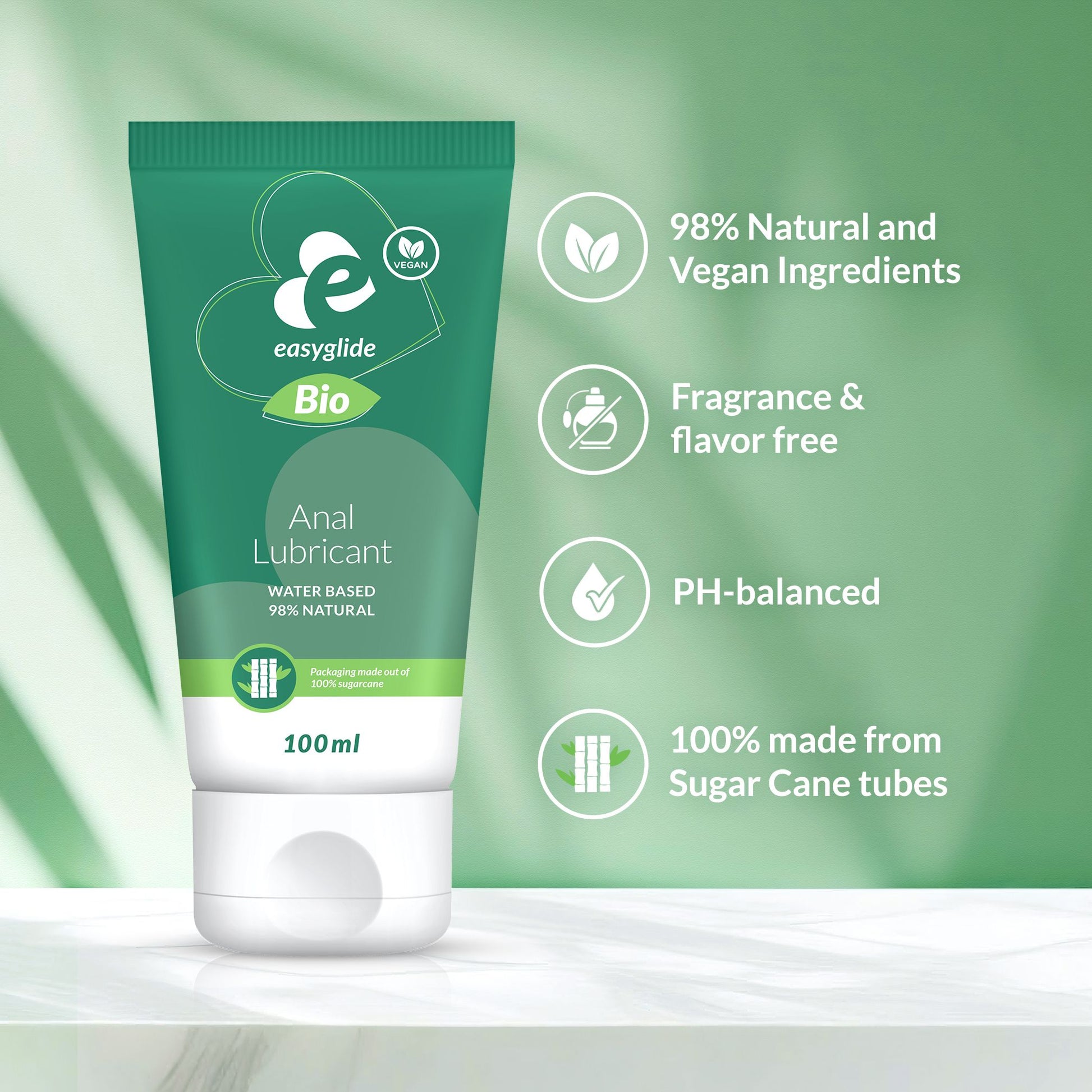 EasyGlide - Bio & Natural Glijmiddel op Waterbasis Anaal - 100 ml - 4