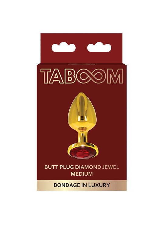 Butt Plug With Diamond Jewel M