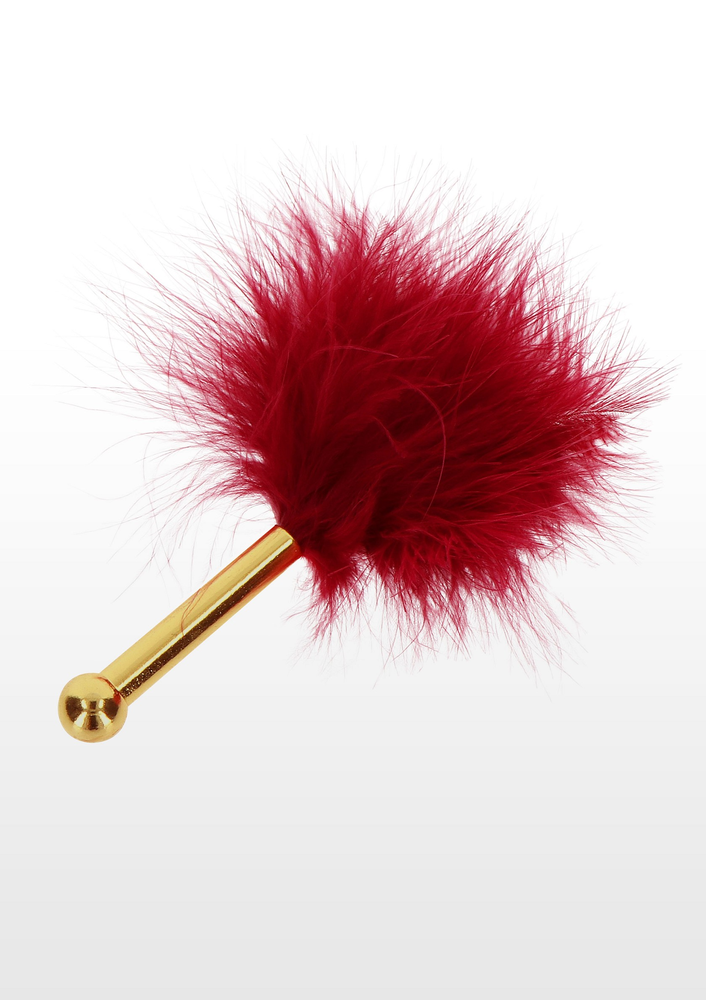 Taboom Bondage in Luxury Feather Tickler RED - 1