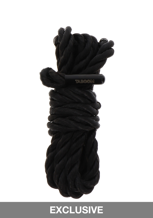 Taboom Bondage Rope 1.5 meter 7 mm - Schwarz