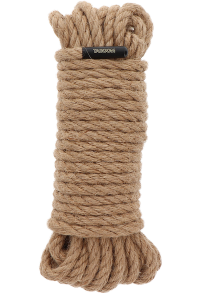 Taboom Bondage Rope Hemp 10 Meter 7 mm NUDE - 1