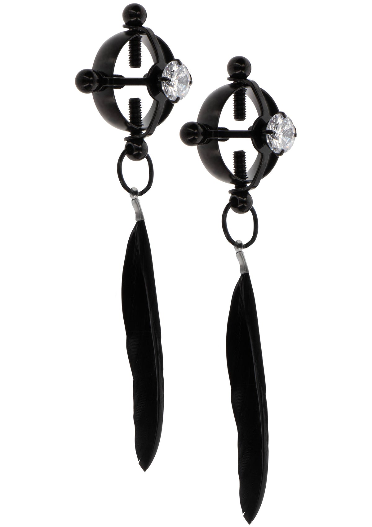 Velvet Feather Clamps BLACK - 1