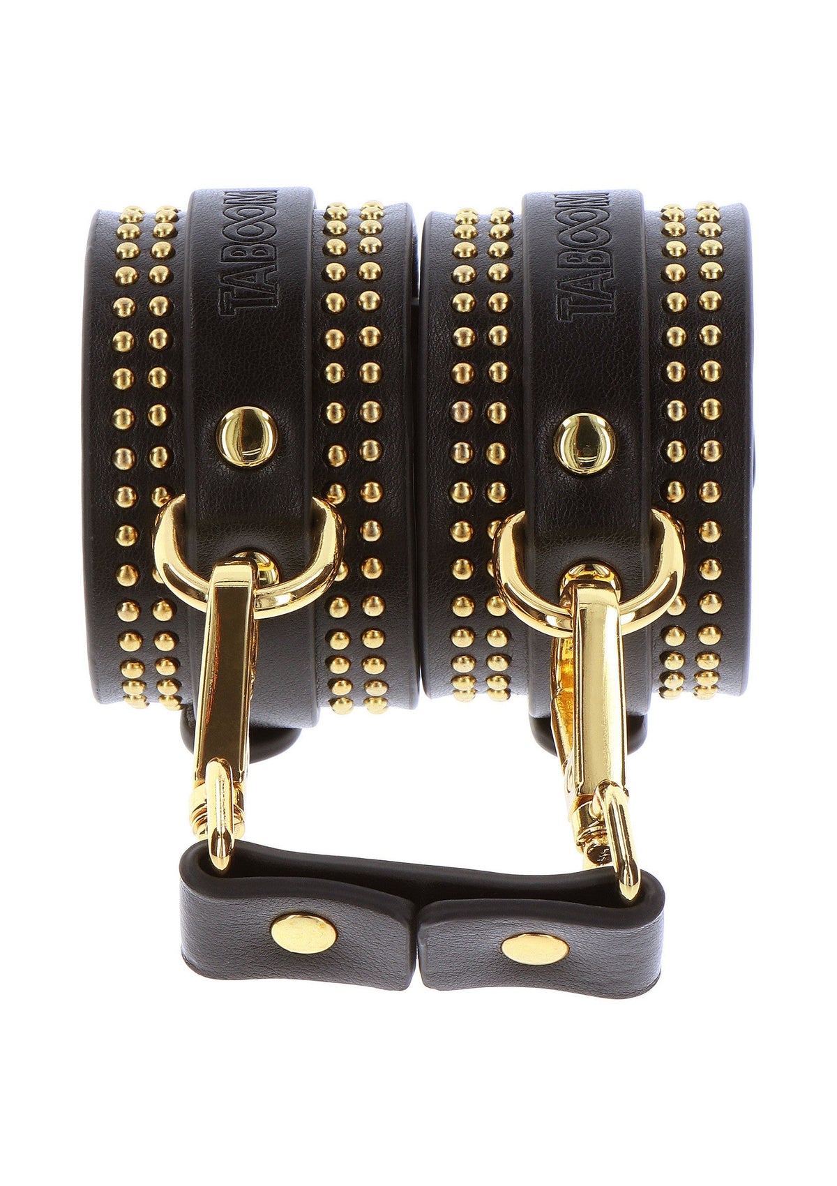 Studded Ankle Cuffs Set BLACK - 4