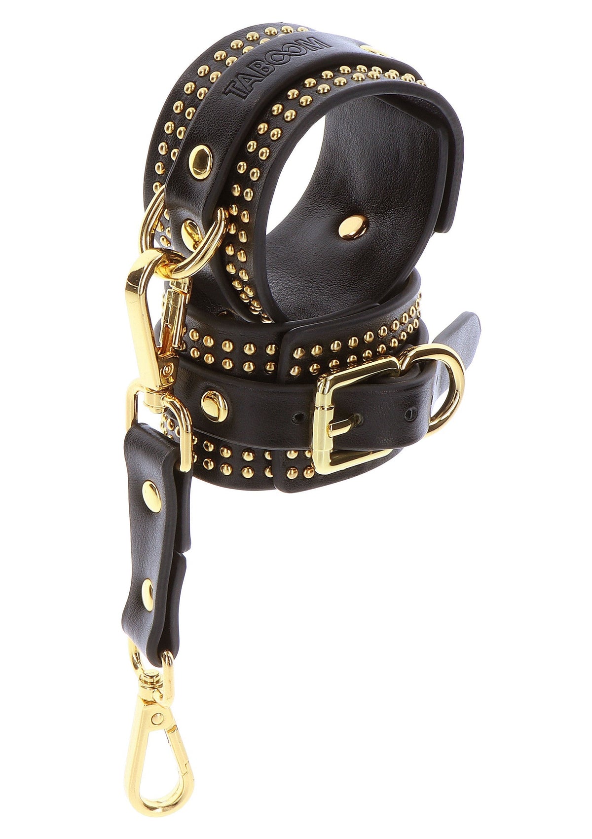 Studded Ankle Cuffs Set BLACK - 7