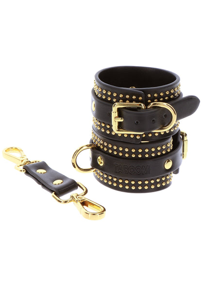 Studded Ankle Cuffs Set BLACK - 8