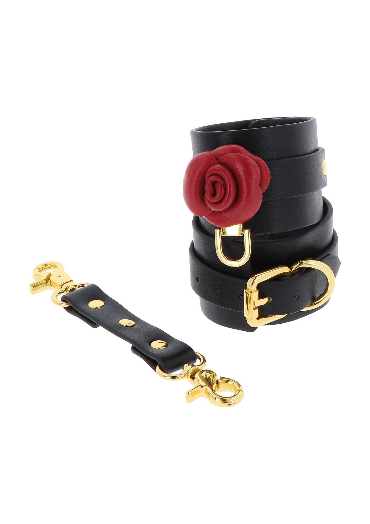 Wild Roses Ankle Cuffs BLACK - 3
