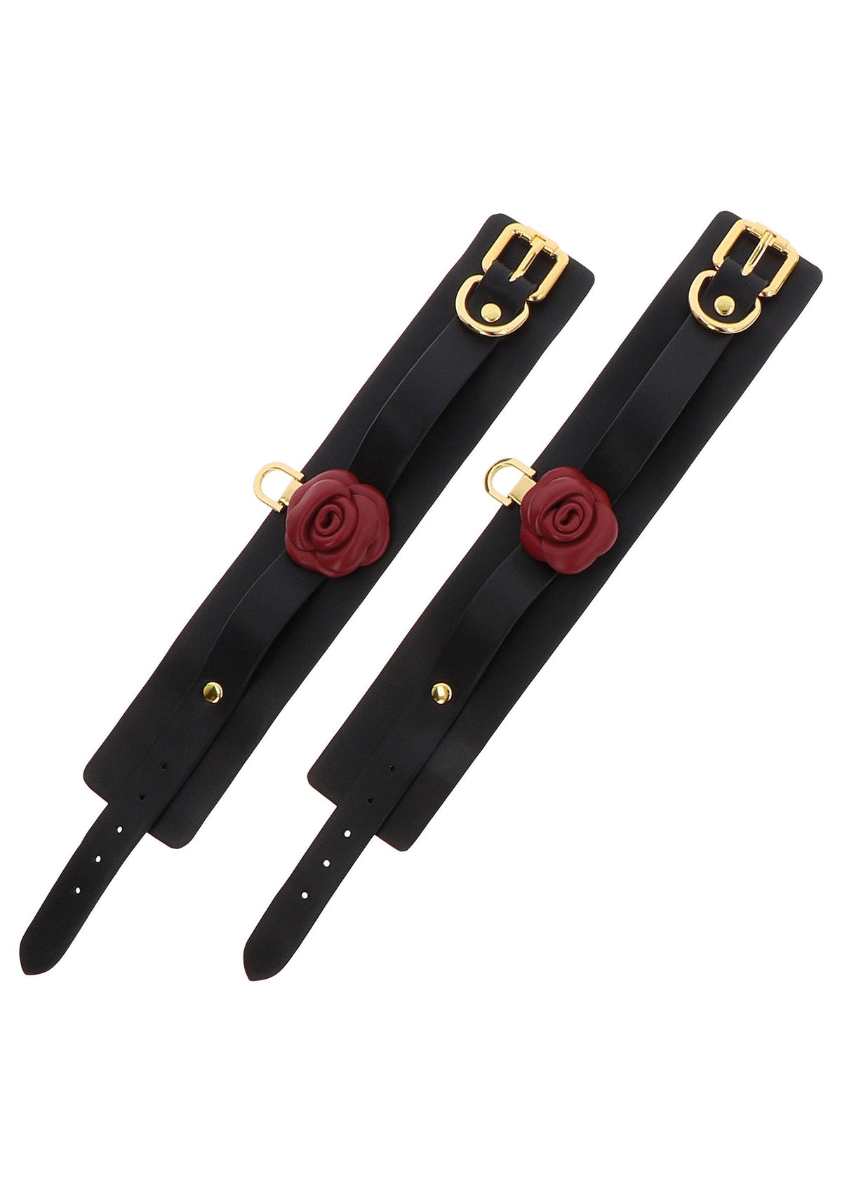 Wild Roses Ankle Cuffs BLACK - 5