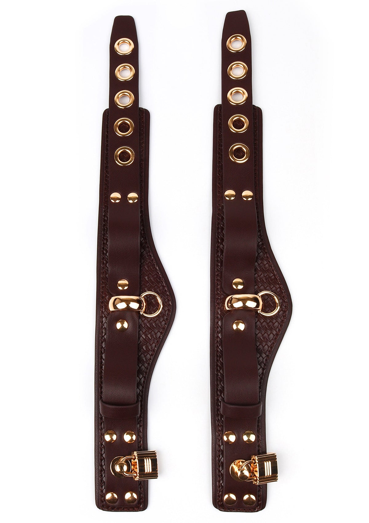 Woven Ankle Cuffs BROWN - 5