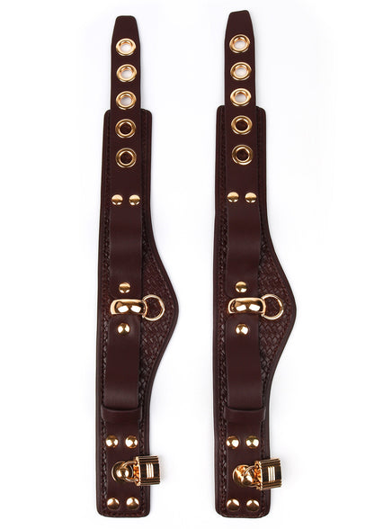 Woven Ankle Cuffs BROWN - 5