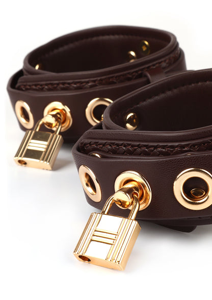 Woven Ankle Cuffs BROWN - 6