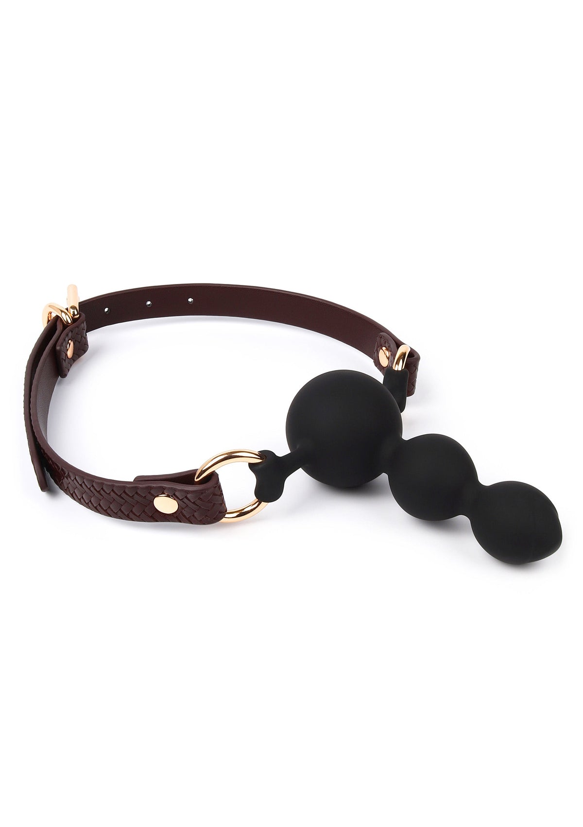 Beaded Ball Gag BROWN - 7
