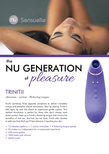 Nu Sensuelle Trinitii 3in1 Tongue VIOLET - 4