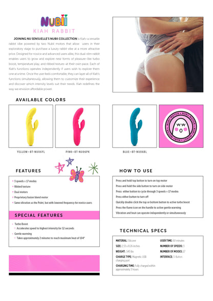 Nubii Kiah Rabbit YELLOW - 17