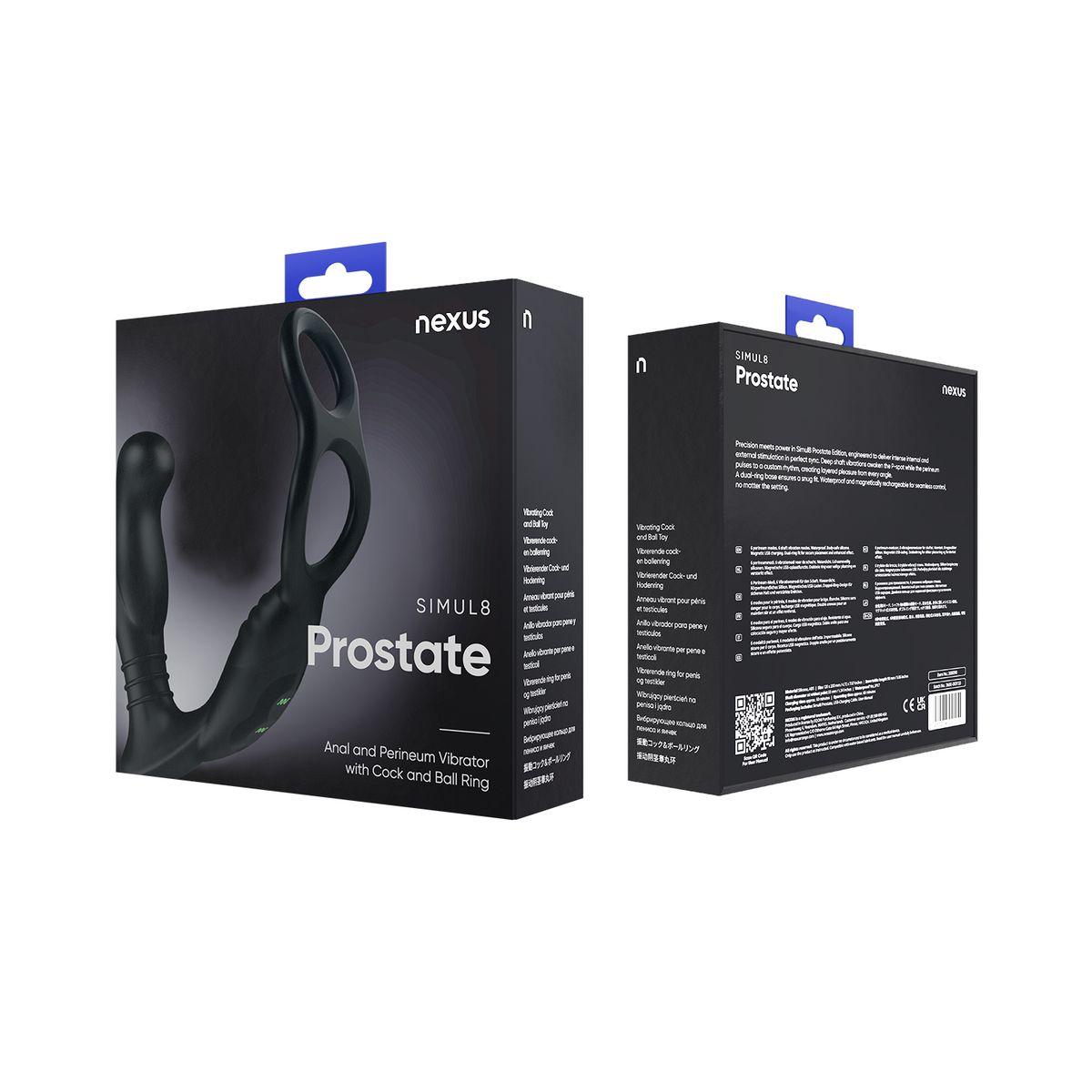 Nexus - Simul8 Prostaat Vibrator Met Cockring & Ballstretcher - 9