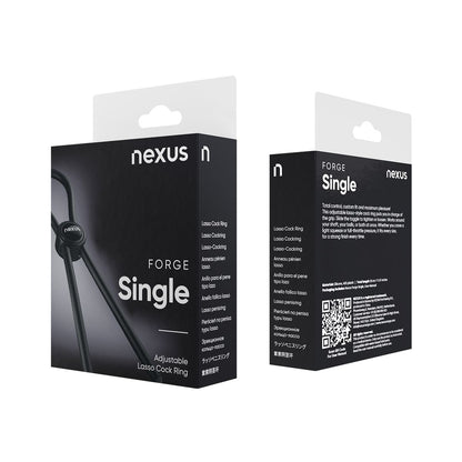 Nexus Forge - Verstelbare Penisring - Zwart - 5