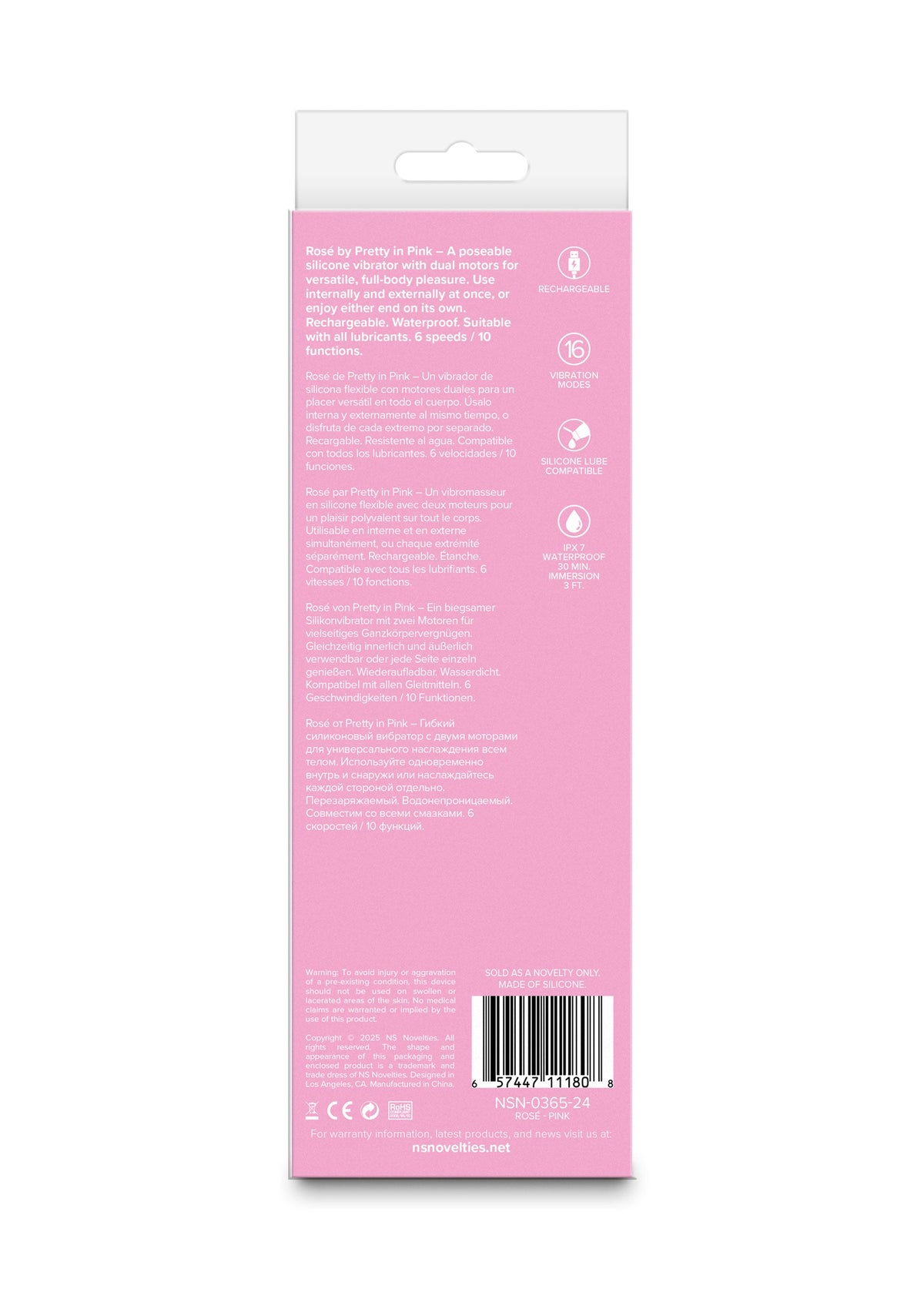 Rose G-Spot Vibrator PINK - 2