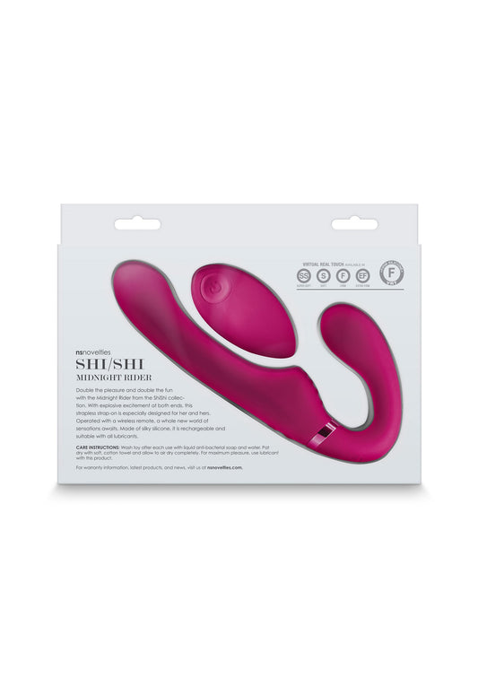 NS Novelties Shi/Shi Midnight Rider - Rosa