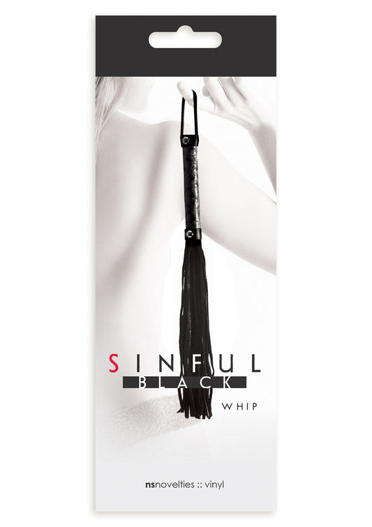 NS Novelties Sinful Whip - Schwarz
