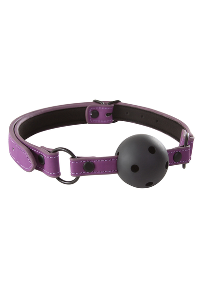 NS Novelties Lust Bondage Ball Gag PURPLE - 0