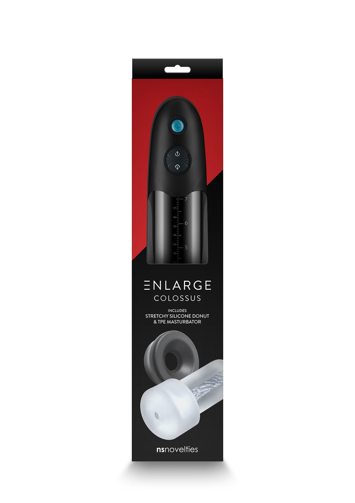 NS Novelties Enlarge Colossus Pump BLACK - 1