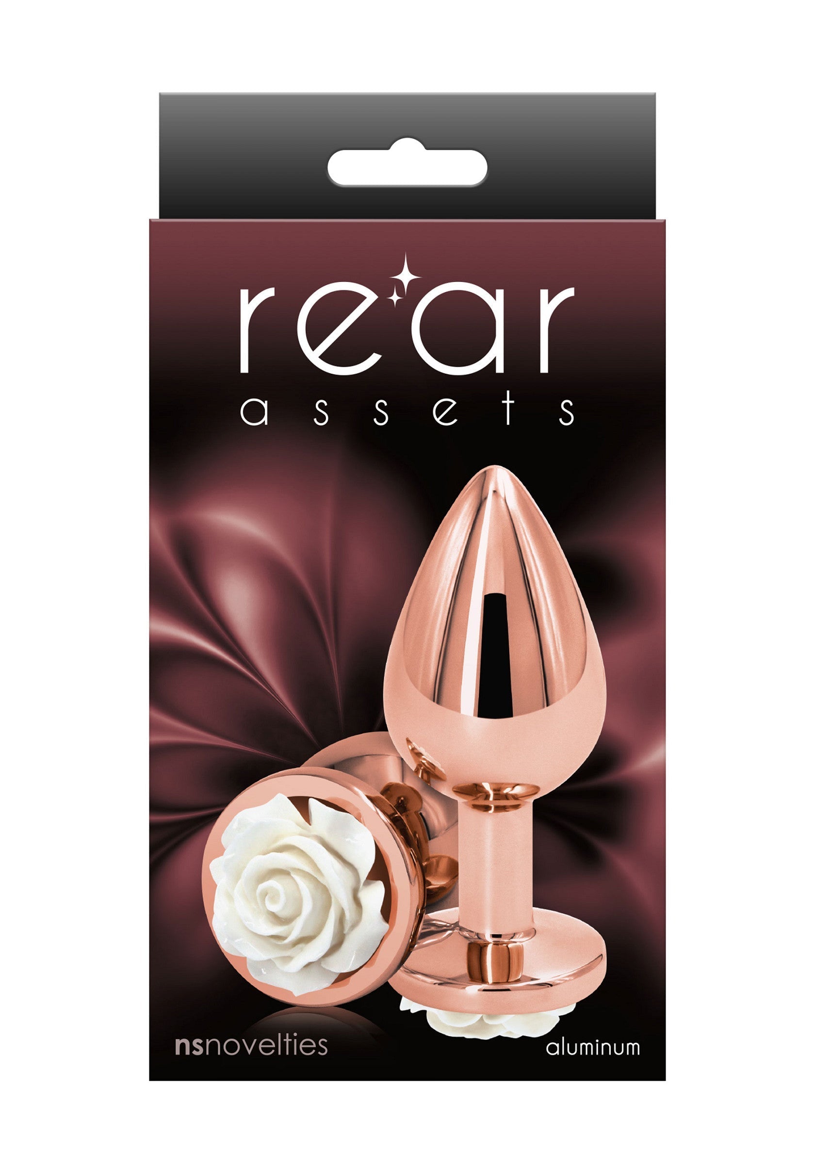 Rose Buttplug Medium BLACK - 8