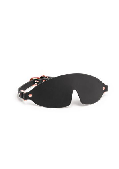 NS Novelties Bondage Couture Blind Fold BLACK - 0
