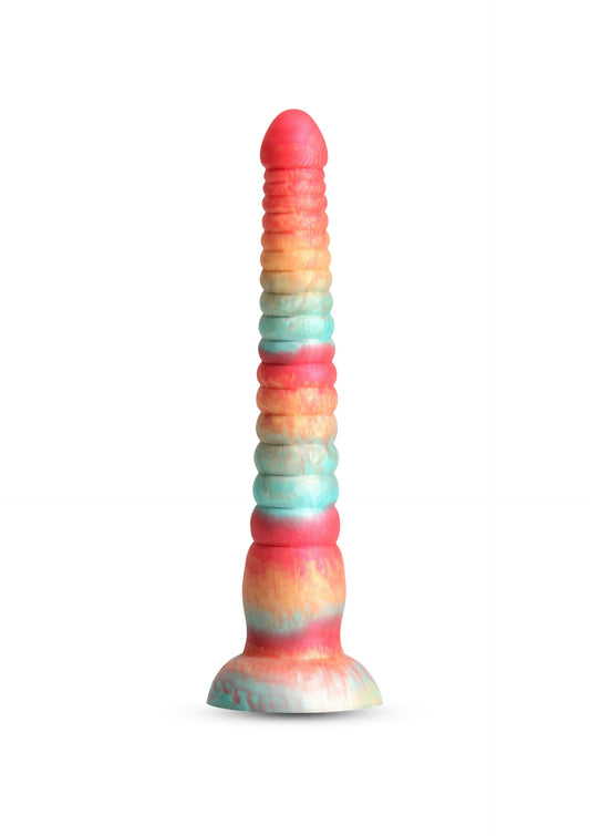 Stacked 9 inch Dildo - Rot
