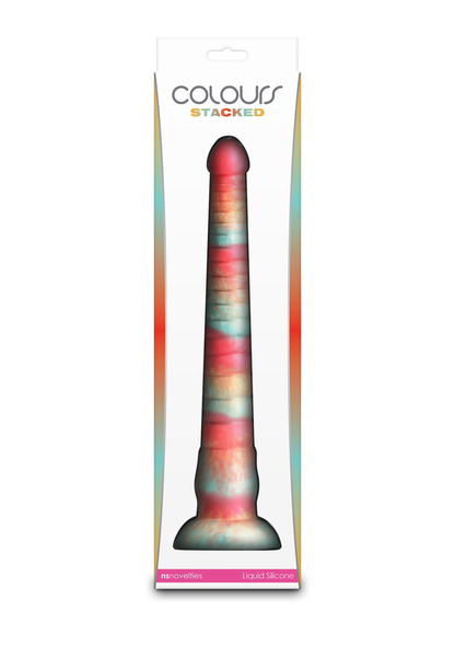Stacked 12 inch Dildo BLUE - 3