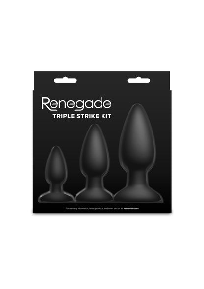 Triple Strike Anal Kit BLACK - 2
