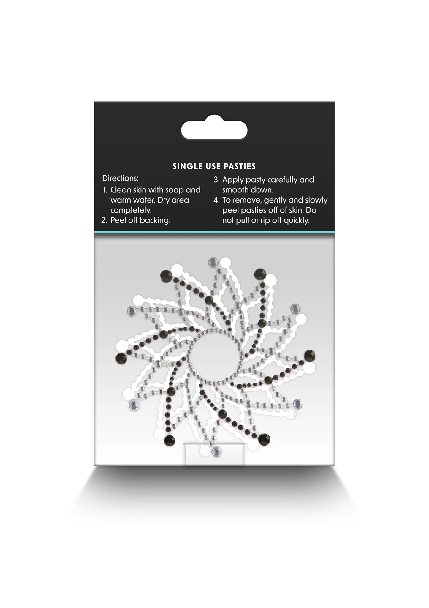 NS Novelties Pretty Pasties Charm I BLACK - 0