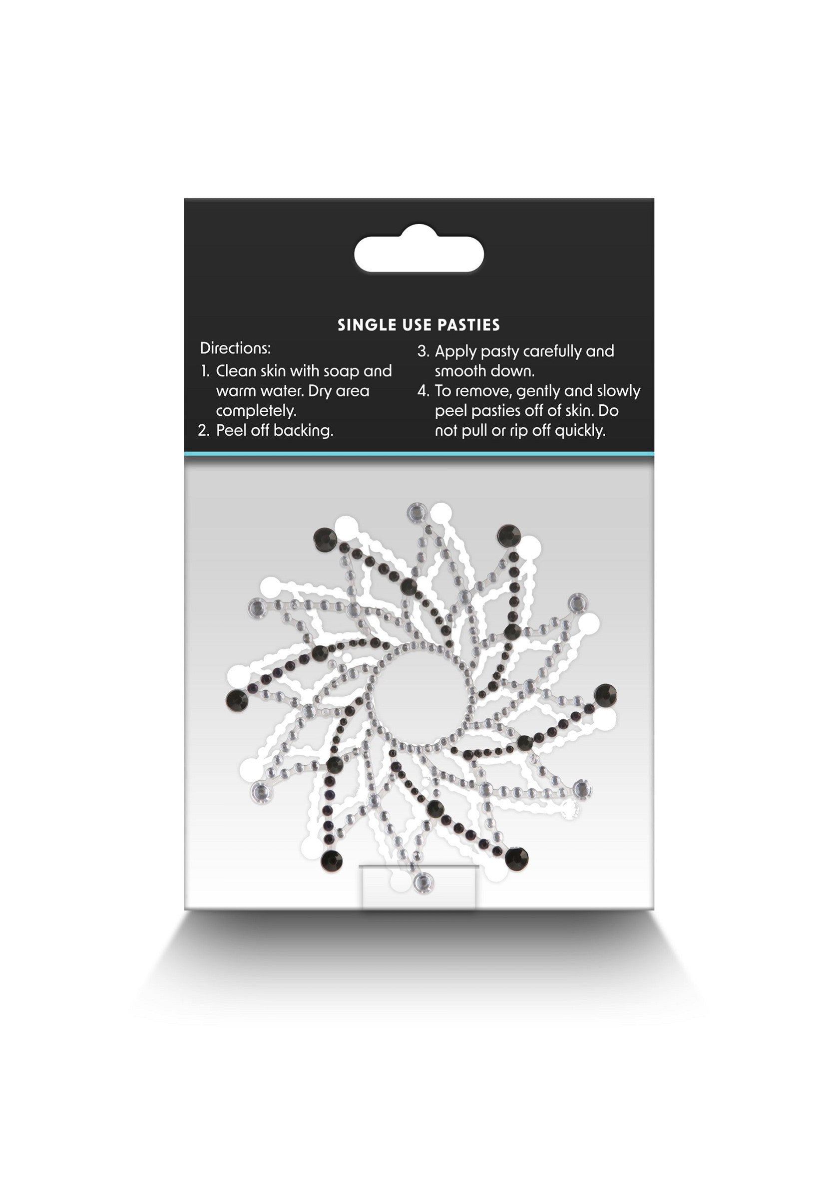 NS Novelties Pretty Pasties Charm I BLACK - 0