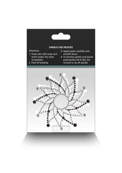NS Novelties Pretty Pasties Charm I BLACK - 0