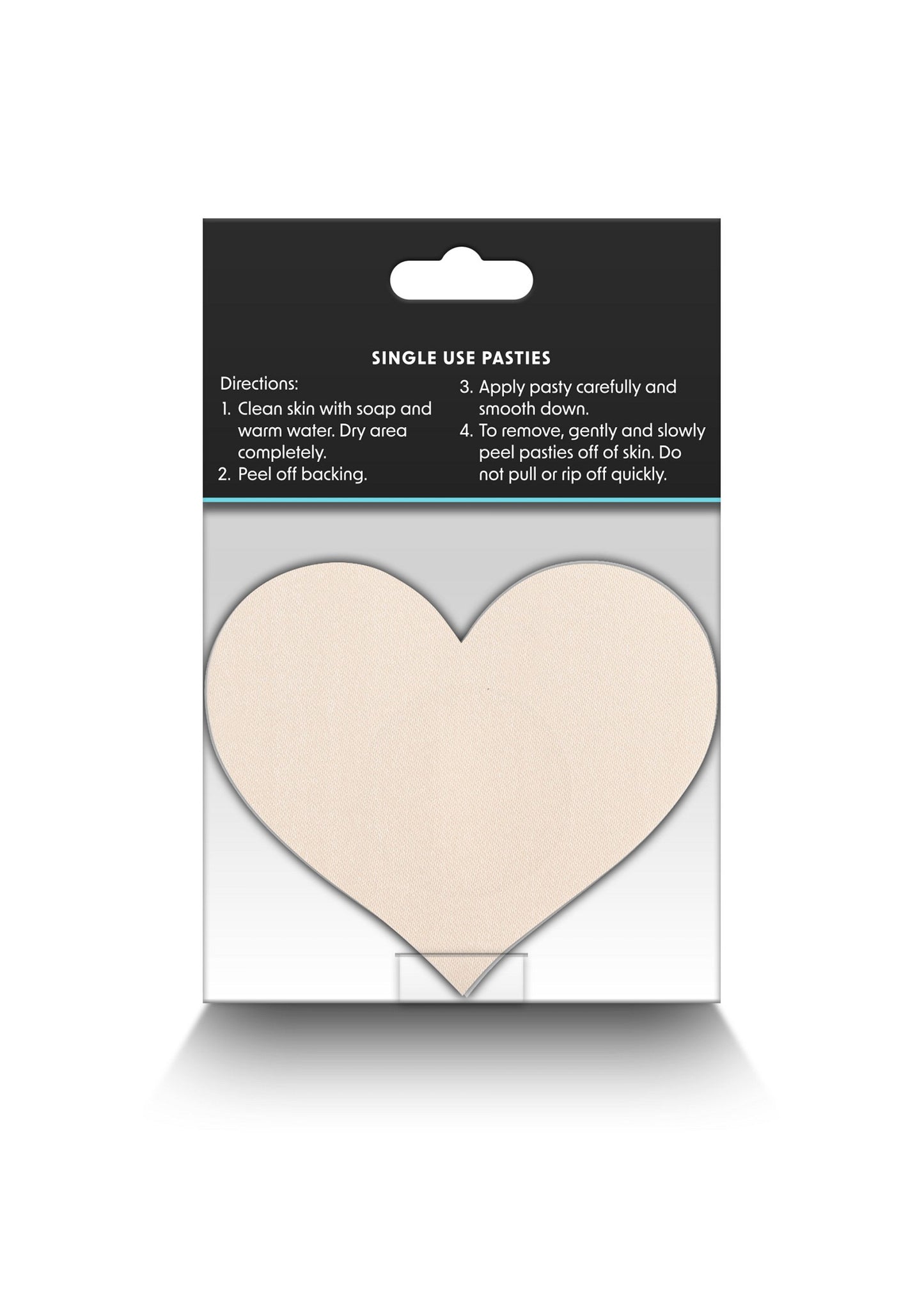 NS Novelties Pretty Pasties Heart I Assorted 4 Pair ASSORT - 0