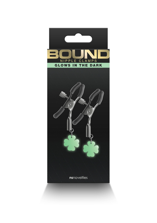 NS Novelties Bound Nipple Clamps G4 - Schwarz