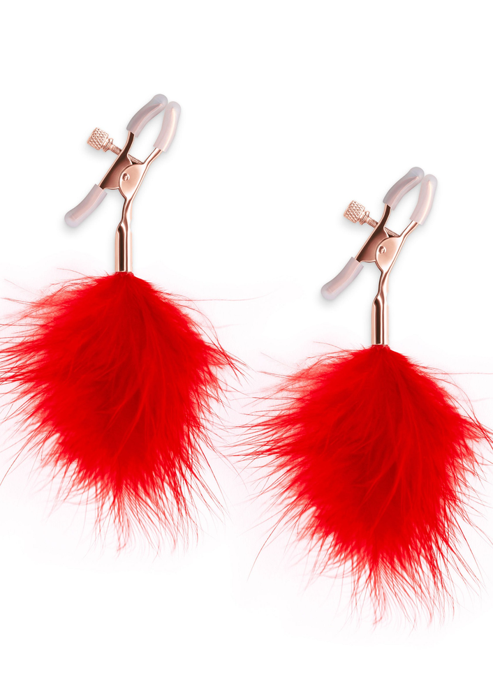 NS Novelties Bound Nipple Clamps F1 RED - 1