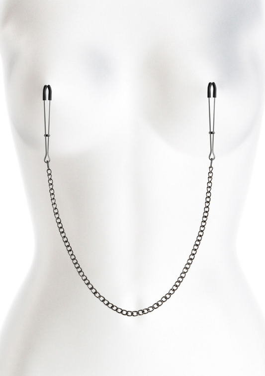 NS Novelties Bound Nipple Clamps DC3 - Schwarz