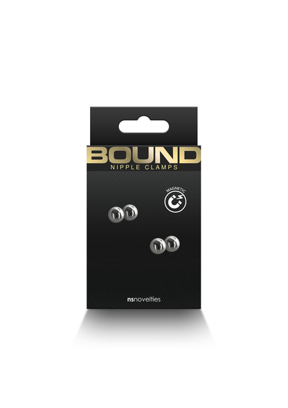 NS Novelties Bound Nipple Clamps M1 BLACK - 2